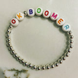 Custom 4mm Letter Bracelet