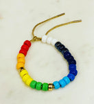 Rainbow Forte Bead Bracelet