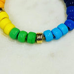 Rainbow Forte Bead Bracelet