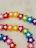 Rainbow Heart or Star Mask Chains