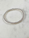 Sterling Silver Beaded Bracelet