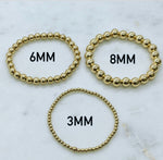 8mm Gold Filled Bracelet