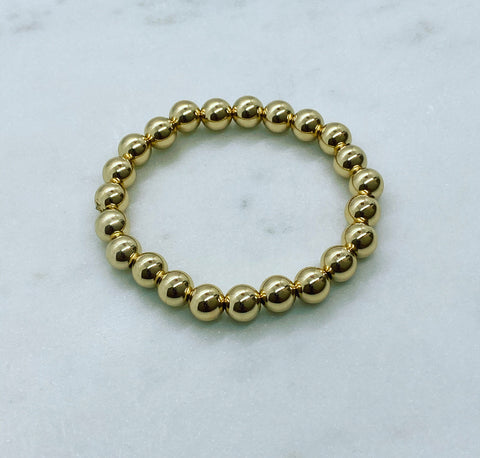 8mm Gold Filled Bracelet