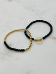 Onyx Bracelet Duo