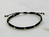 Macrame Bracelet with 3mm Beads