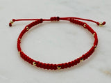 Macrame Bracelet with 3mm Beads