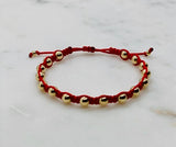 Macrame Bracelet with 5mm Beads