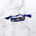 Blue and Gold Star Miyuki Bracelet