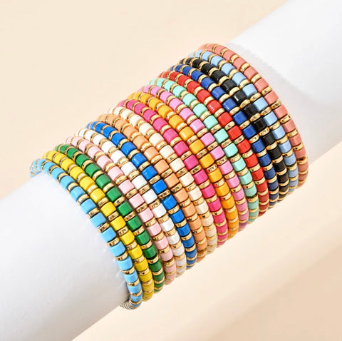 Colorful Enamel Bracelets
